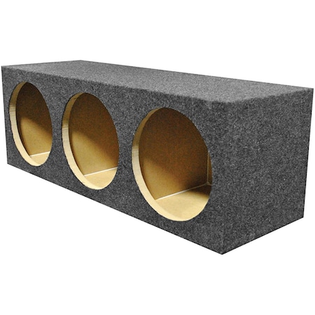 Hi-Tec 12 in. Empty Enclosure 3 Hole Straight Across Heavy Duty HI3954407